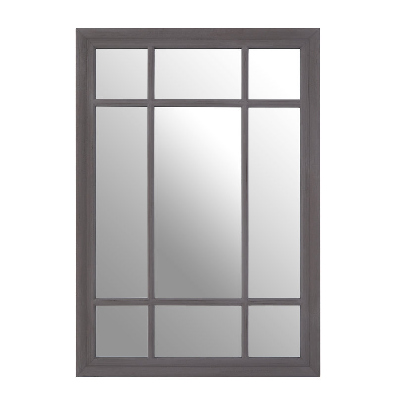 Martinez Solid Wood Concave Wall Mirror
