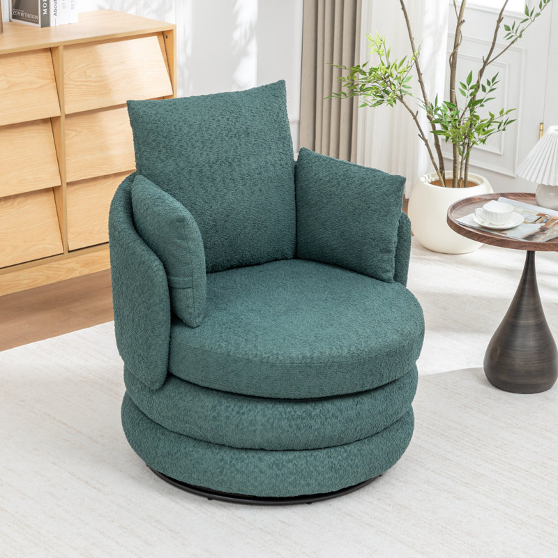 Castanedo Swivel Chair, Green