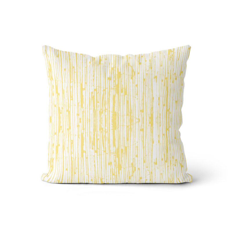 Housse de coussin Kaylee, Caramel écossais / blanc