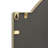 Nuvelle Arch Top Gold Metal Framed Wall Mirror | Studded |
