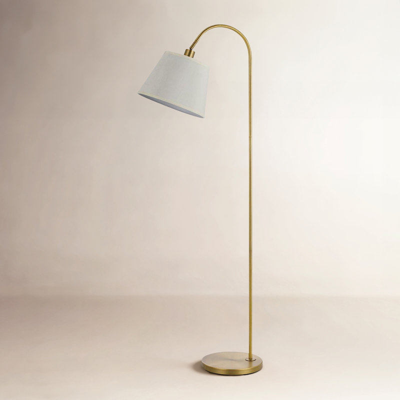 Lampe sur pied à branches 82 "Atelier, Bronze foncé, Brun pâle