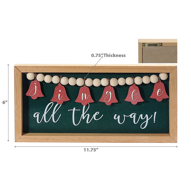 Enseigne encadrée Jingee All The Way Bead
