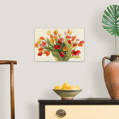 « spring tulipes » par shirley novak, reproduction d’art