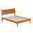 Phoenix Wood Platform Bed with Matching Footboard-324910958-324910953