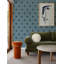 Osidan - Papier peint ombre bleue