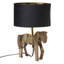 Lampe de table 17 "H 17,75" Origami avec abat-jour tambour noir