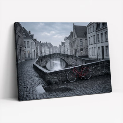 Urban Canal, reproduction d'art sur toile, ensemble de 1