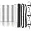 Vidaxl Fence With Posts PVC-Coated Steel-116797912-116797917