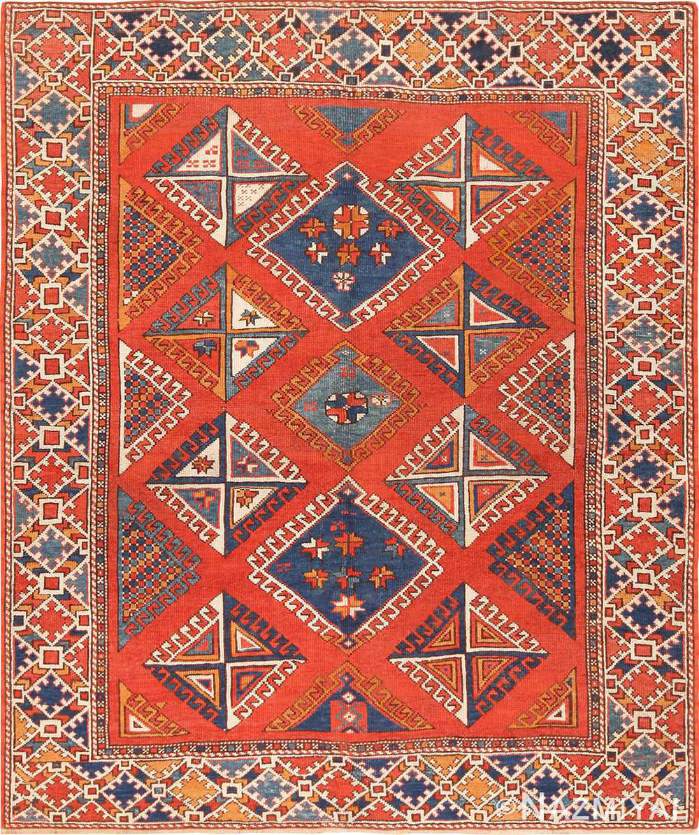 Nazmiyal Collection Rare Collectible Antique Tribal Geometric Rustic ...