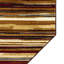 Tapis contemporain à rayures multicolores Baynebridge-772270719