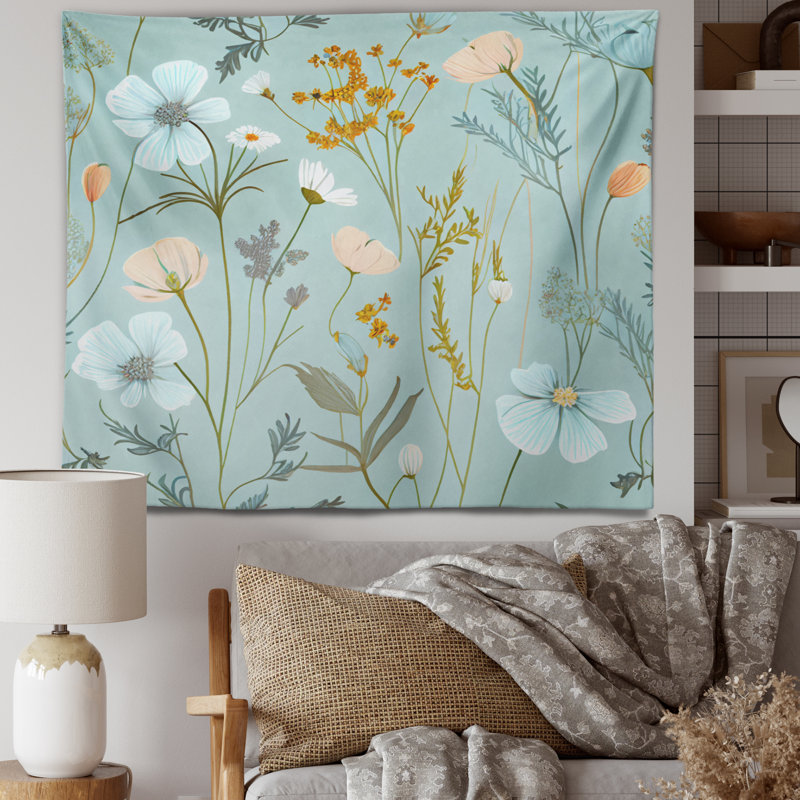 Tapisserie murale "Bouquet de fleurs", H 32 po x l 39 po