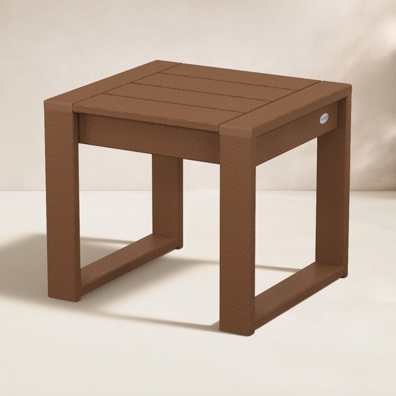 EDGE End Table, 17.5"H x 20"W x 20"L, Brown 