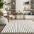 Kai SuperiorWash Stripe Faux Rabbit Machine Washable Area Rug-715164884
