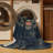 Machine Washable Wyndmoor July 4Th Modern & Contemporary Abstract Rug in Gray – Navy Binding-19924280