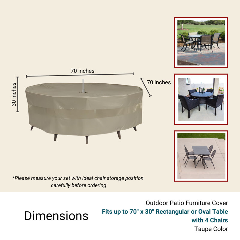 Outdoor Patio Table Cover