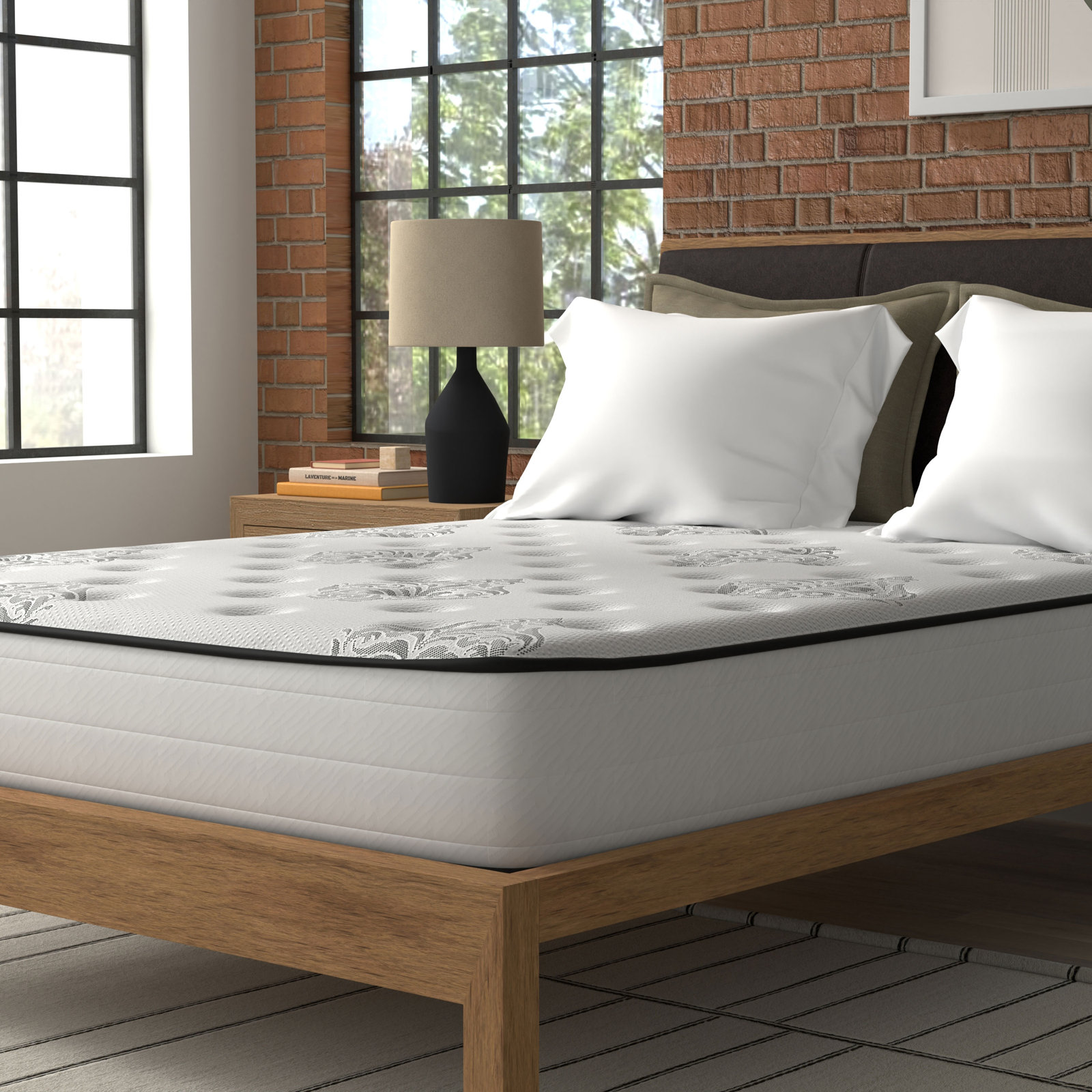 12" Medium Pillow Top Hybrid Mattress, 12'', California King