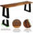 Serna Solid Wood Acacia Outdoor Bench