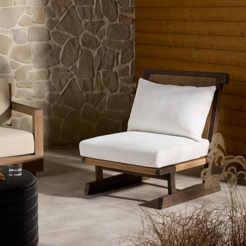 Akemi Outdoor Teak Lounge Chair