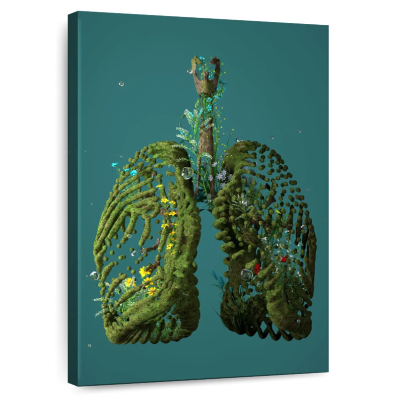 Khazi Clean Green Lungs, 12" H x 8" W