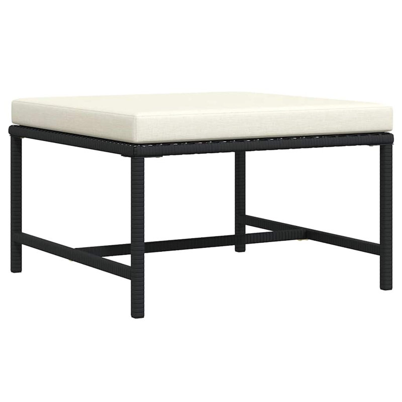23.6" Wide Square Patio Sectional with Cushions