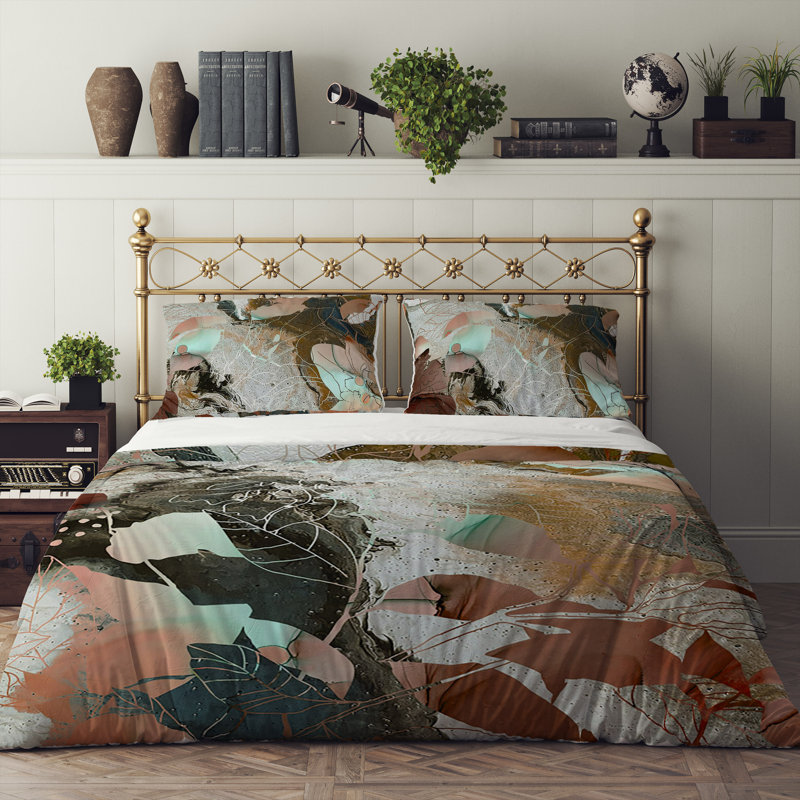 Abstract Duvet Cover, King Duvet Cover + 2 King Shams