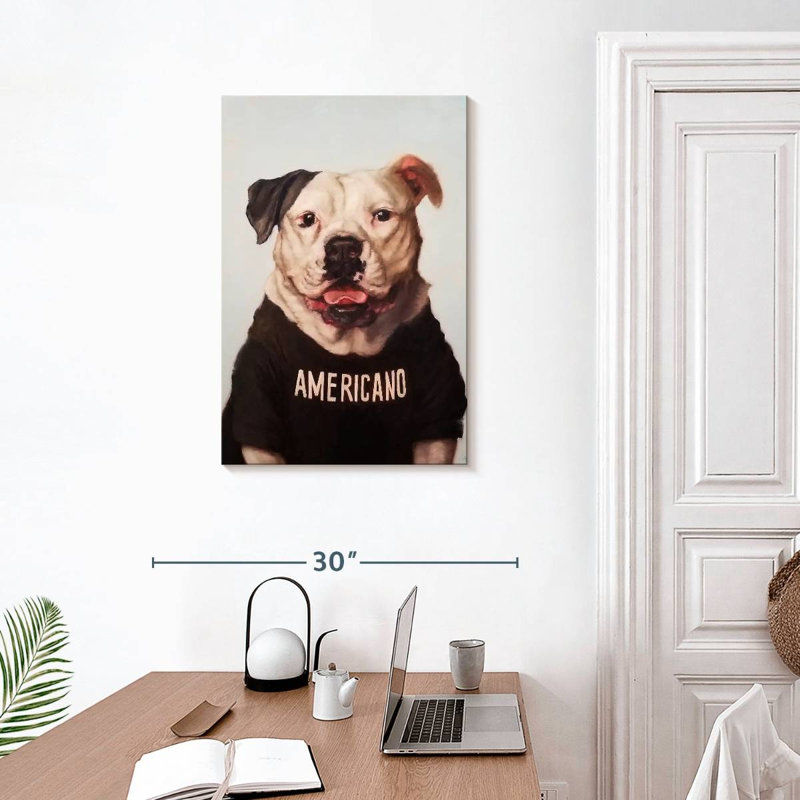 Brampt Americano, 30" H x 20" W