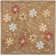 Emrick Hand Hooked Wool Floral Rug