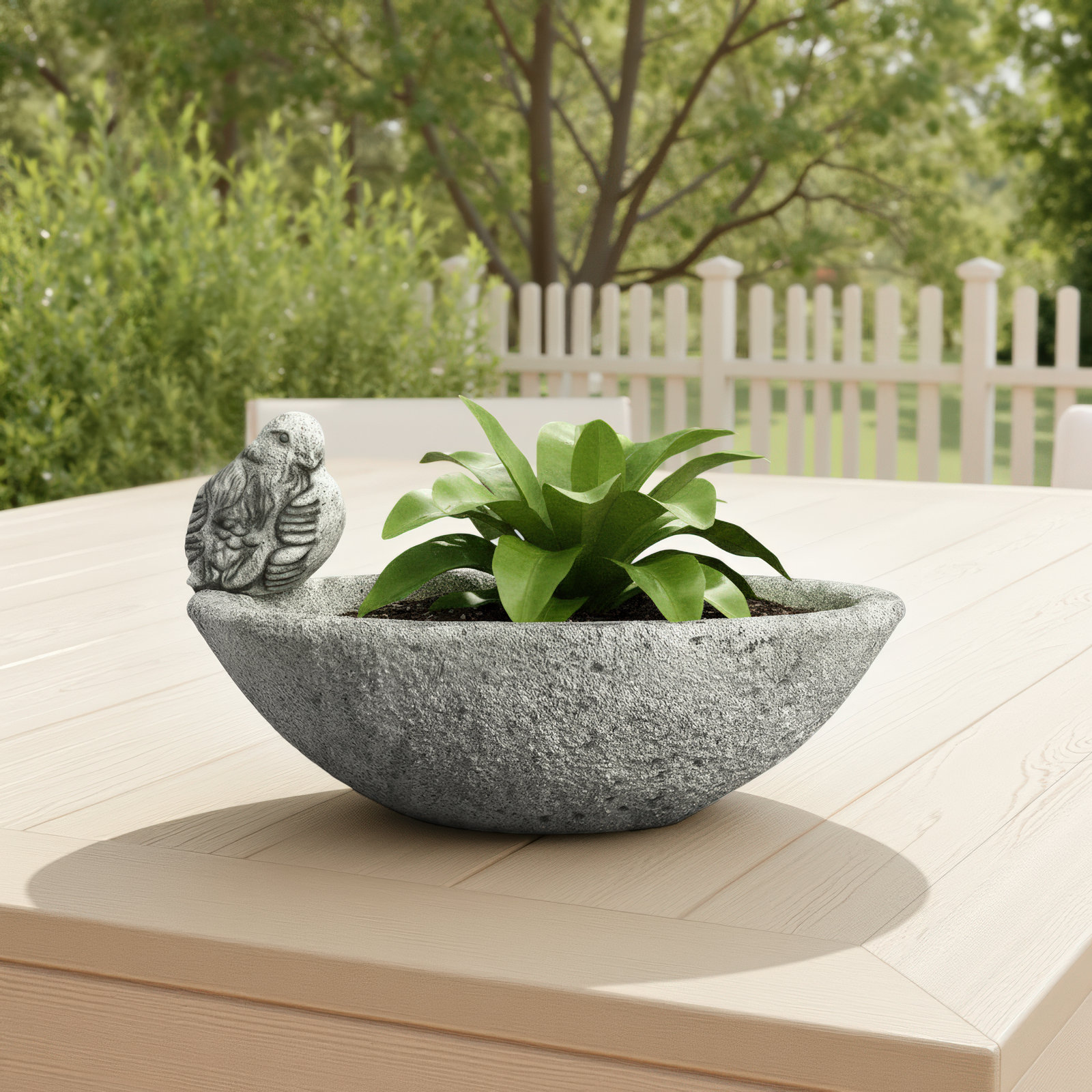Renfri Handmade Pot Planter, Graystone