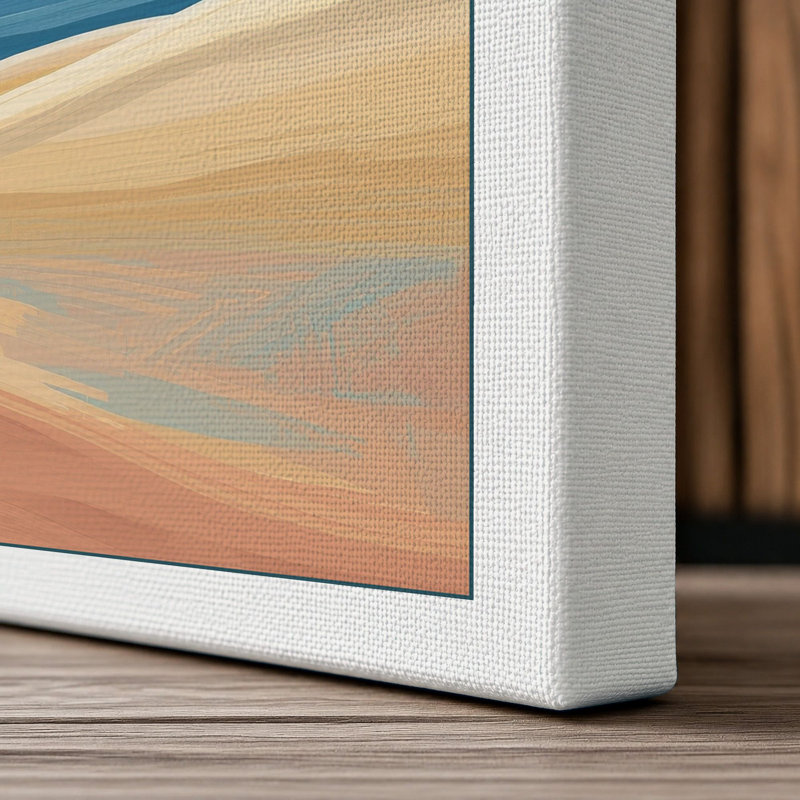 Serenity Coastal - Wrapped Canvas, 36x24 - 91.4 x 61.0 cm, White Border