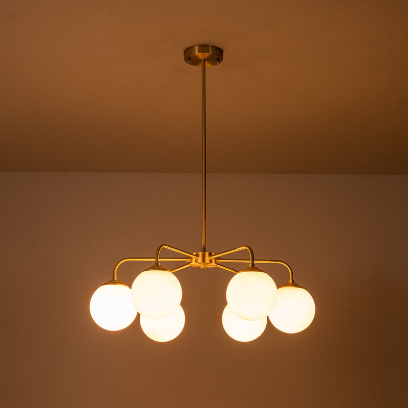 Sanav 6 - Light Dimmable Sphere Chandelier
