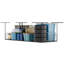 Supports de garage surélevés, supports de rangement de plafond réglables, capacité de charge de 600 lb, avec panneaux latéraux-468489189-443573410