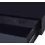 Bureau d'écriture rectangulaire avec ports USB intégrés, 2 tiroirs pleine extension et base en métal