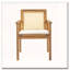 Chaise d'extérieur avec coussin