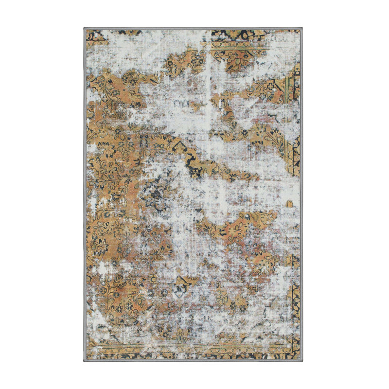 Storden Abstract Indoor Rug, Rectangle 3' x 5'
