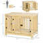 Meuble pour cage à chien Pawhut