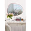 Miroir moderne à DEL avec acrylique incassable incassable, 23,6 po x 18,1 po | 5 mm d'épaisseur, rayures néon rose | Comprend du ruban adhésif double face et un adaptateur 12V | Parfait pour les décorations et les maquillages fantaisistes-222514378