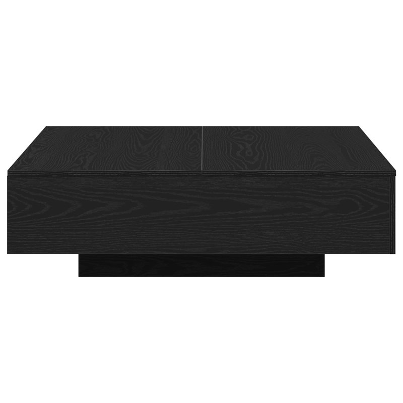 Coffee Table, Old Wood, 31 Cm, Black, 31" H x 100" W x 100" L