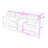Farmhouse Sideboard Buffet with Adjustable Shelf, 3 Drawers, 4 Doors and Open Compartments-1409027336