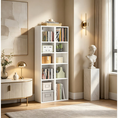 92.51 cm H x 19.51 cm W Cube Bookcase