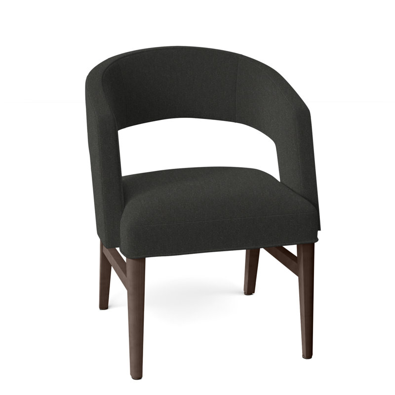 Chaise avec accoudoirs Bryant, Noisette, 3157 Albâtre