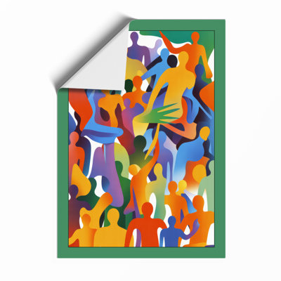 Gathered Together Modern - Framed Print
