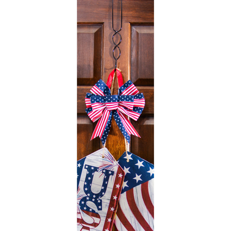Étiquette de porte patriotique