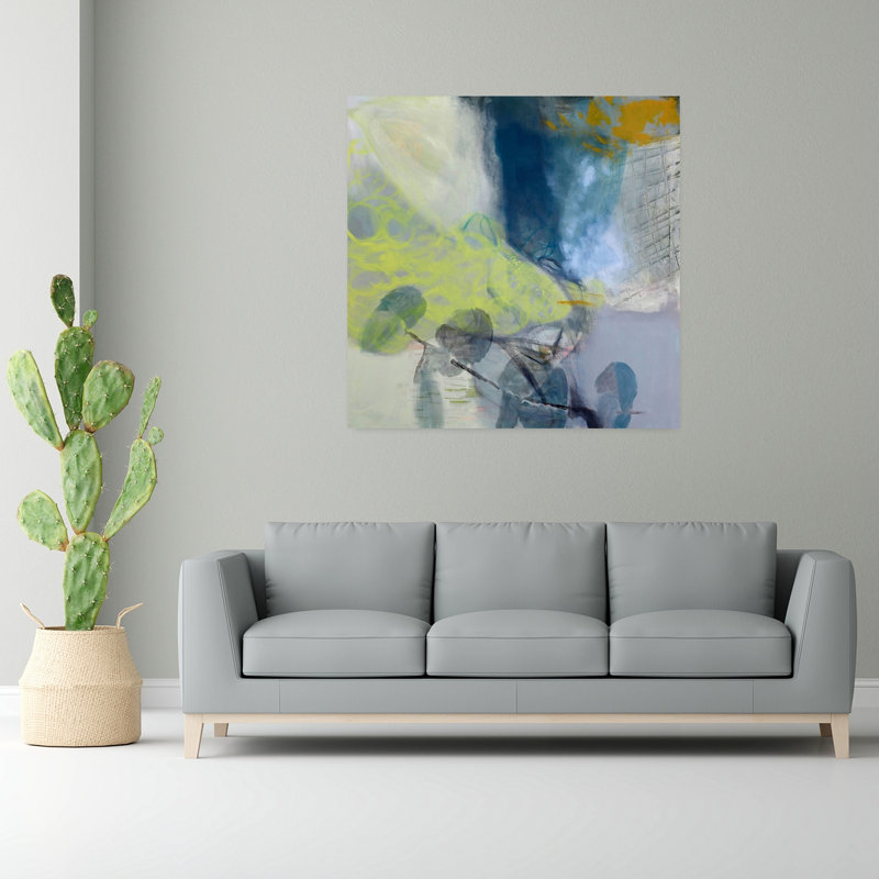 Clearing Space, art contemporain abstrait, H 48 po x l 48 po
