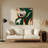 Abstract Figurative 78 Green Metal Wall Art