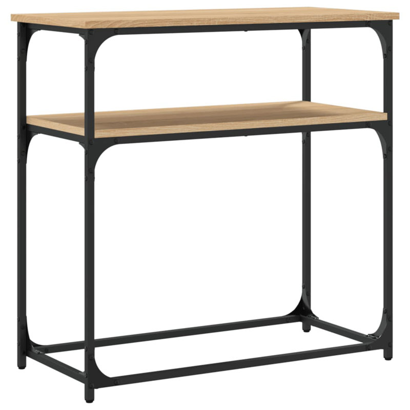 Console Table, 75cm H x 75cm W x 35.5cm D, Sonoma Oak