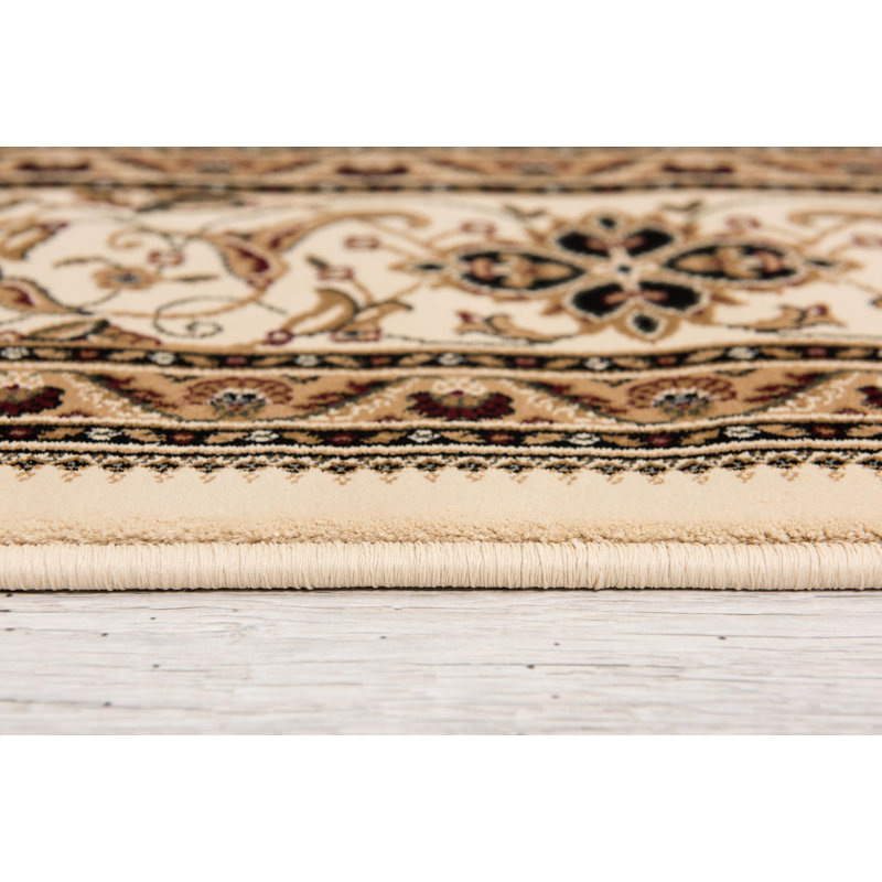 Tapis crème Valerie, Rond 6 pi 6 po