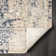 Ophelia Lux Classic Floral Blue/Gray Rug with High-Low Texture