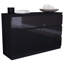 Oslo 6 Drawer High Gloss Chest, (FSC 100%) Bedroom Home Storage Furniture-1733446577