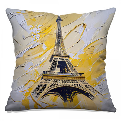 Coussin Tour Eiffel, coussins double face Architecture