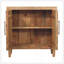 Armoire Marbella en bois massif, brun, 2 tiroirs